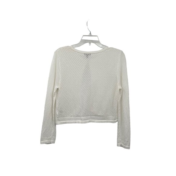 Talbots Cardigan Womens S Used Knit White - Picture 2 of 16